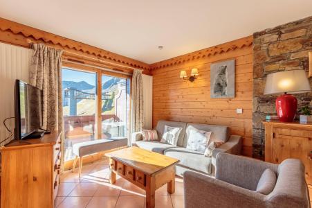 Аренда на лыжном курорте Апартаменты 4 комнат 8 чел. (21) - Résidence les Hauts Bois - La Plagne - Салон