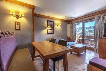 Ski verhuur Appartement 3 kamers 6 personen (A6) - Résidence les Hauts Bois - La Plagne - Woonkamer