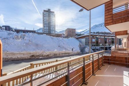 Аренда на лыжном курорте Апартаменты 3 комнат 6 чел. (A402) - Résidence Lodges 1970 - La Plagne - зимой под открытым небом