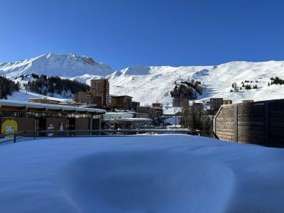 Wynajem na narty Apartament 3 pokojowy 4 osób (605) - Résidence Lodges 1970 - La Plagne - Taras