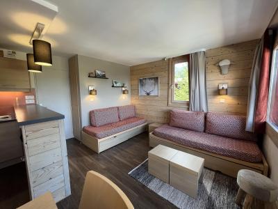 Ski verhuur Appartement 2 kamers 5 personen (223) - Résidence Sainbois - La Plagne - Woonkamer