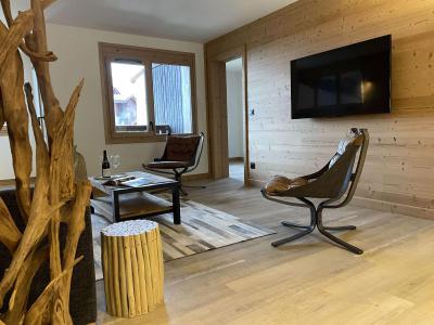 Skiverleih 6 Zimmer Appartement für 12-14 Personen (Sauna) - Résidence W 2050 - La Plagne - Kleines Wohnzimmer