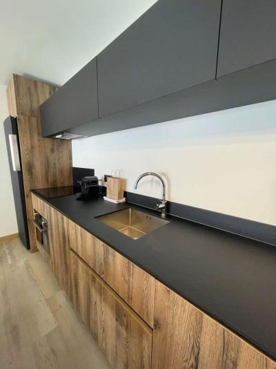 Skiverleih 6 Zimmer Appartement für 12-14 Personen (Sauna) - Résidence W 2050 - La Plagne - Küche