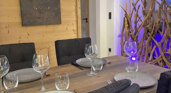 Skiverleih 6 Zimmer Appartement für 12-14 Personen (Sauna) - Résidence W 2050 - La Plagne - Tisch