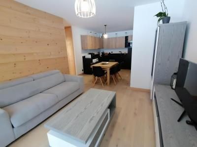 Ski verhuur Appartement 3 kabine kamers 6 personen (B32) - Snoroc - La Plagne - Woonkamer