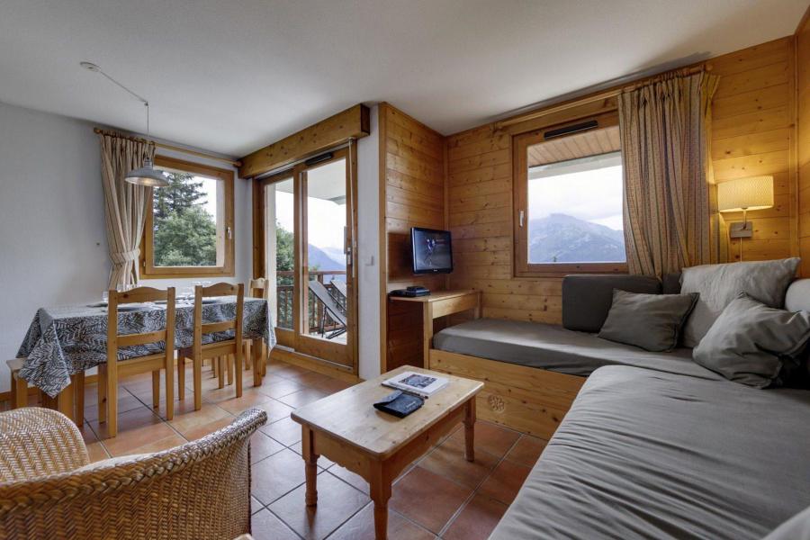 Skiverleih 3-Zimmer-Appartment für 4 Personen (3A) - Chalet de Belleface - La Rosière - Wohnzimmer