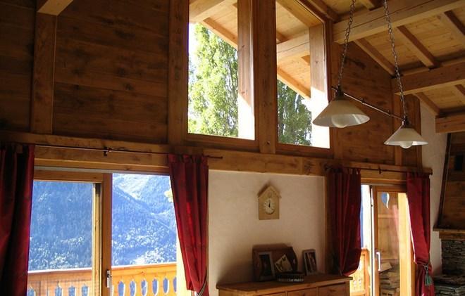Rent in ski resort Chalet Gaiduch - La Rosière - Living room