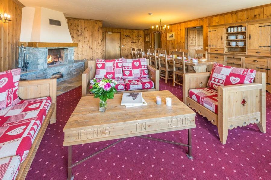 Аренда на лыжном курорте Апартаменты 6 комнат  10-12 чел. - Chalet le Refuge la Rosière - La Rosière - Салон