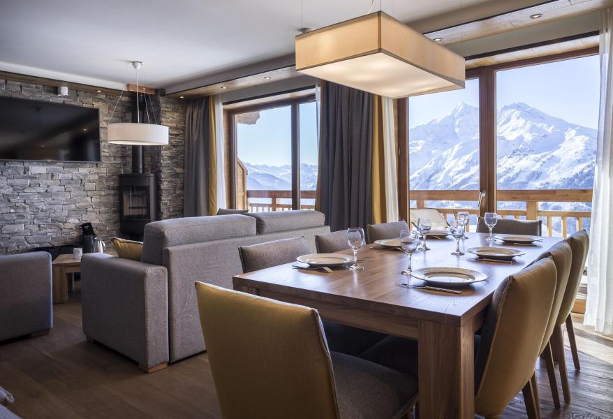 Alquiler al esquí Hôtel Alparena - La Rosière - Comedor