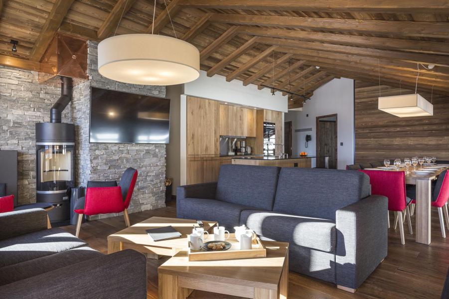 Rent in ski resort Hôtel Alparena - La Rosière - Living room
