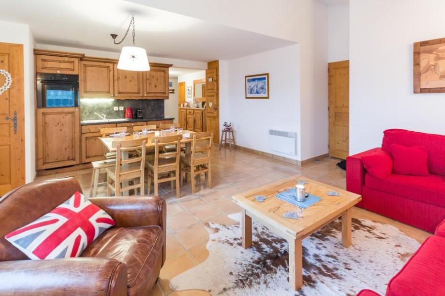 Ski verhuur Appartement 5 kamers 8 personen (A11-12) - Le Chalet des Eucherts - La Rosière - Woonkamer