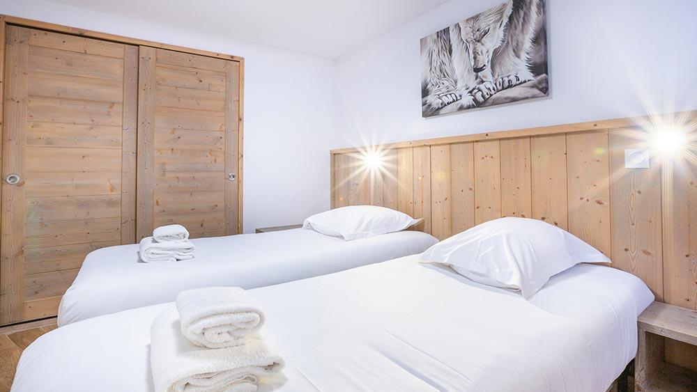 Location au ski Appartement 4 pièces cabine 10 personnes (305) - Le Roc Noir - La Rosière - Chambre