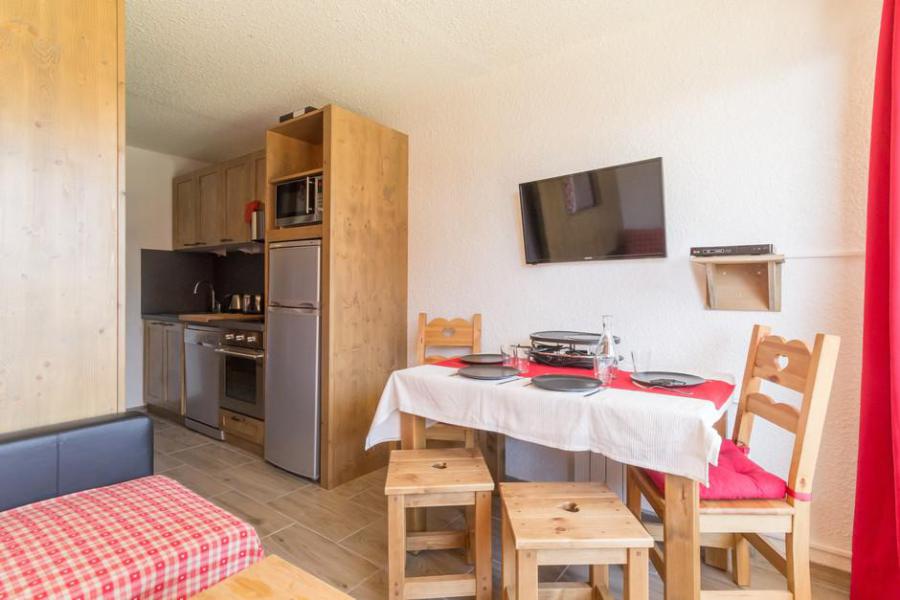 Ski verhuur Studio bergnis 4 personen (7D) - Les Chalets de la Rosière - La Rosière - Woonkamer