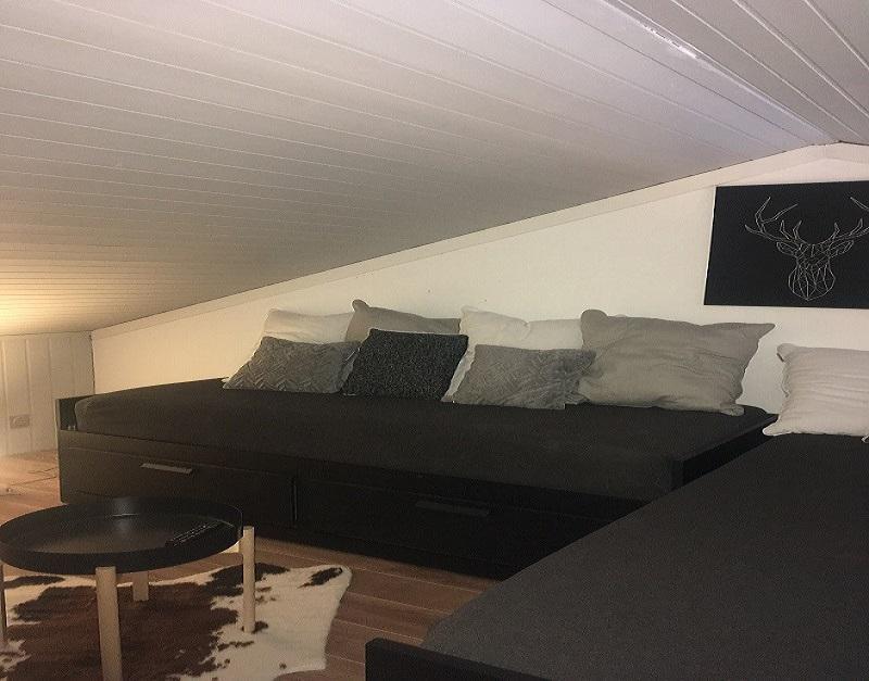 Ski verhuur Studio mezzanine 5 personen (515) - Les Hauts de la Rosière - La Rosière - Woonkamer