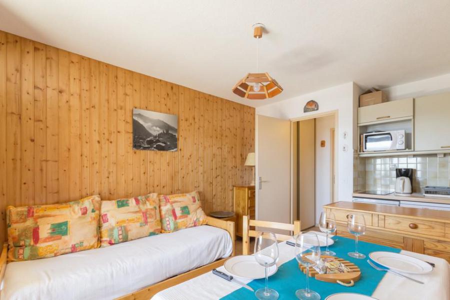 Skiverleih Studio Schlafnische 4 Personen (410) - Les Hauts de la Rosière - La Rosière - Wohnzimmer