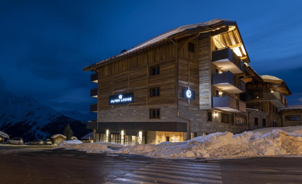 Vacances en montagne Résidence Alpen Lodge - La Rosière - Extérieur hiver