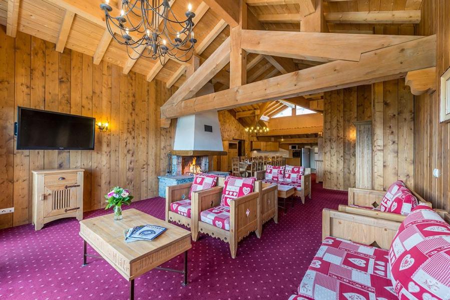 Rent in ski resort 7 room apartment 12-14 people - Résidence Chalet le Refuge la Rosière - La Rosière - Bench seat