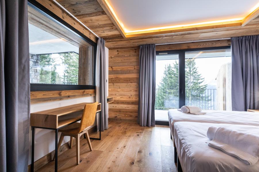 Rent in ski resort 4 room duplex apartment cabin 12 people (1) - Résidence l'Orée du Bois - La Rosière - Bedroom