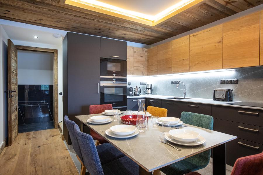 Rent in ski resort 4 room duplex apartment cabin 12 people (1) - Résidence l'Orée du Bois - La Rosière - Kitchen
