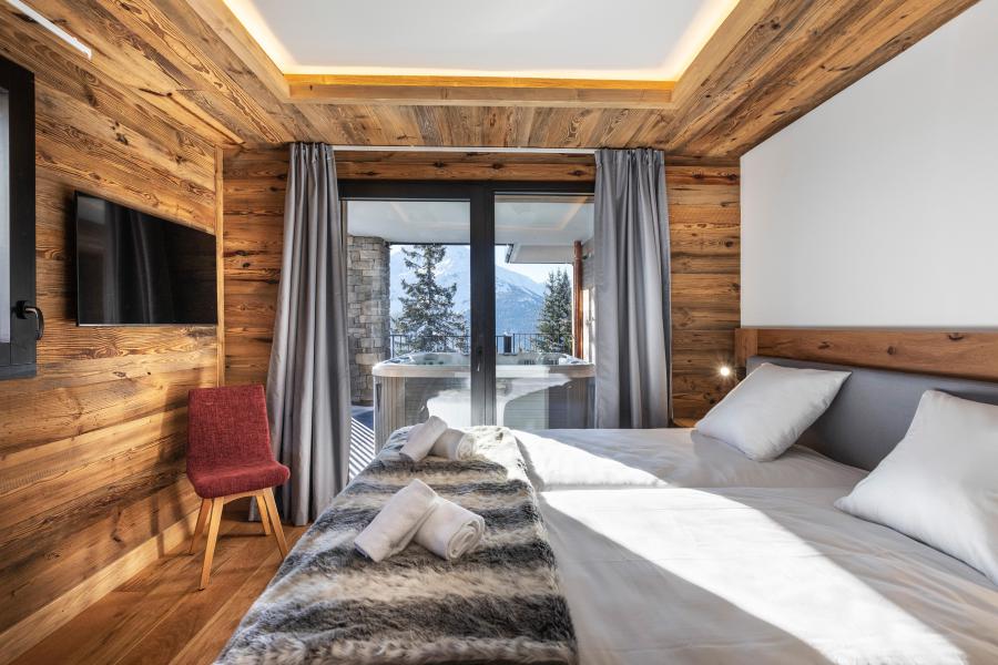 Rent in ski resort 6 room apartment cabin 15 people (4) - Résidence l'Orée du Bois - La Rosière - Bedroom