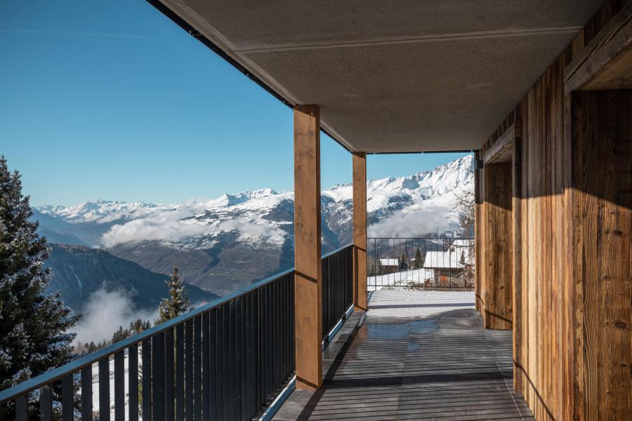 Urlaub in den Bergen 6-Zimmer-Holzhütte für 15 Personen (4) - Résidence l'Orée du Bois - La Rosière - Draußen im Winter