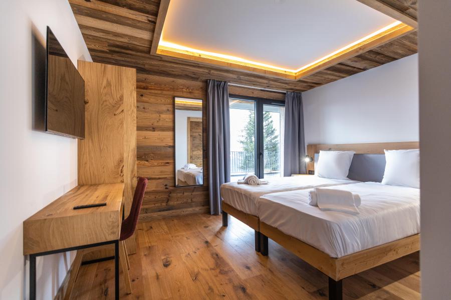 Alquiler al esquí Apartamento 4 piezas cabina duplex para 12 personas (1) - Résidence l'Orée du Bois - La Rosière - Habitación