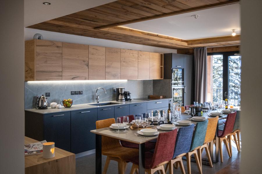 Alquiler al esquí Apartamento 6 piezas cabina para 15 personas (4) - Résidence l'Orée du Bois - La Rosière - Cocina