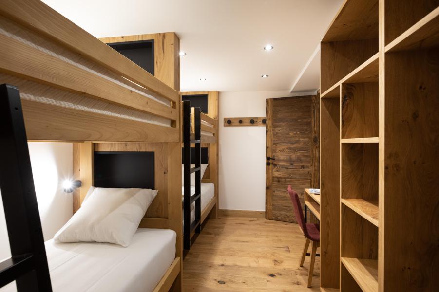 Ski verhuur Appartement 6 kabine kamers 15 personen (4) - Résidence l'Orée du Bois - La Rosière - Stapelbedden