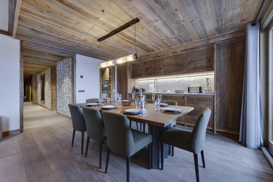 Rent in ski resort 3 room apartment 8 people (102) - Résidence la Charpenterie - La Rosière - Dining area