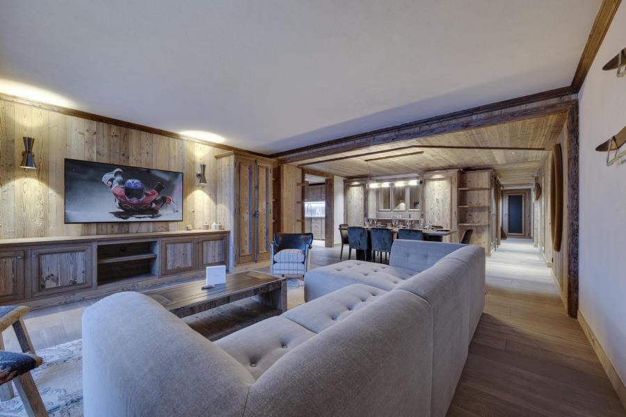 Rent in ski resort 3 room apartment 8 people (2) - Résidence la Charpenterie - La Rosière - Living room