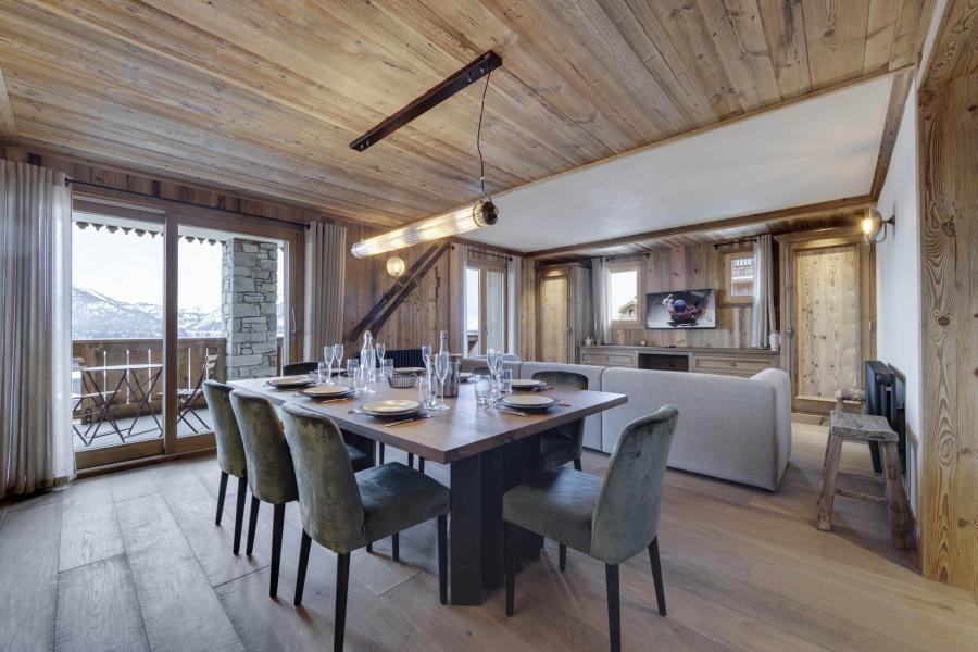 Аренда на лыжном курорте Апартаменты 3 комнат 8 чел. (202) - Résidence la Charpenterie - La Rosière - Столова&