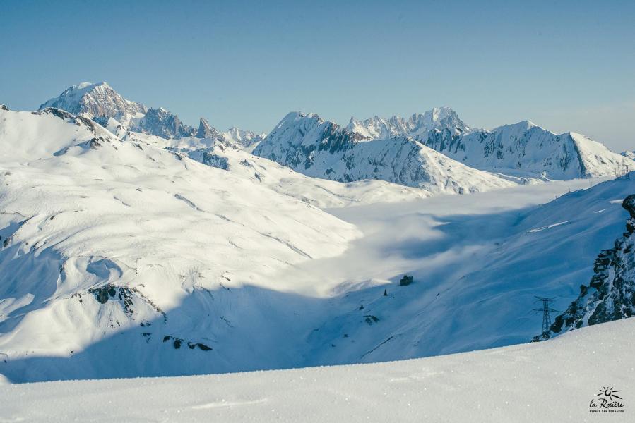 Location au ski Résidence la Charpenterie - La Rosière - Extérieur hiver