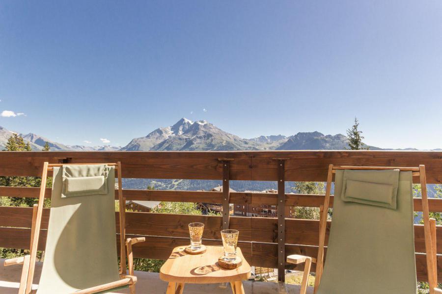 Ski verhuur Appartement 2 kamers bergnis 6 personen (310) - Résidence la Vanoise - La Rosière - Balkon