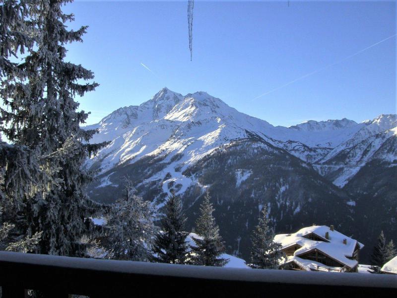 Ski verhuur Studio bergnis 4 personen (415) - Résidence la Vanoise - La Rosière - Balkon