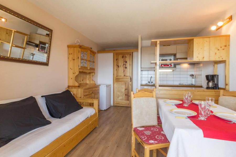 Ski verhuur Studio cabine 6 personen (412) - Résidence le Belvédère - La Rosière - Woonkamer