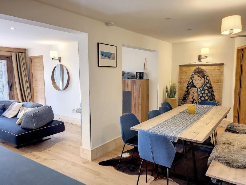 Ski verhuur Appartement 5 kamers 8 personen (2) - Résidence Le Diamant des Cimes - La Rosière - Woonkamer