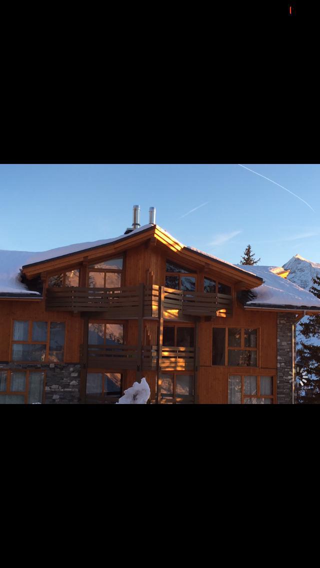 Ski verhuur Appartement 2 kamers bergnis 5 personen (017) - Résidence le Valaisan I - La Rosière - Buiten winter