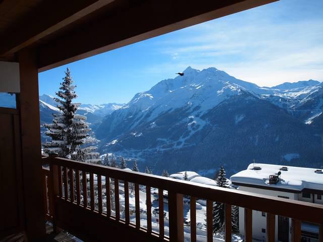 Soggiorno sugli sci Studio con alcova per 4 persone (23) - Résidence les Vertes Années - La Rosière - Balcone