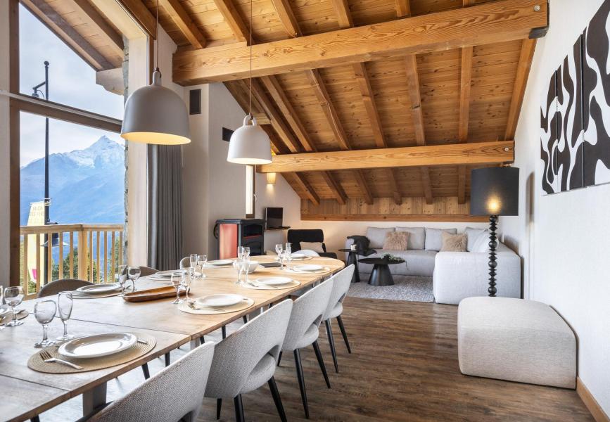 Аренда на лыжном курорте Апартаменты 7 комнат 12 чел. (P2) - Résidence Perdrix - La Rosière - Салон