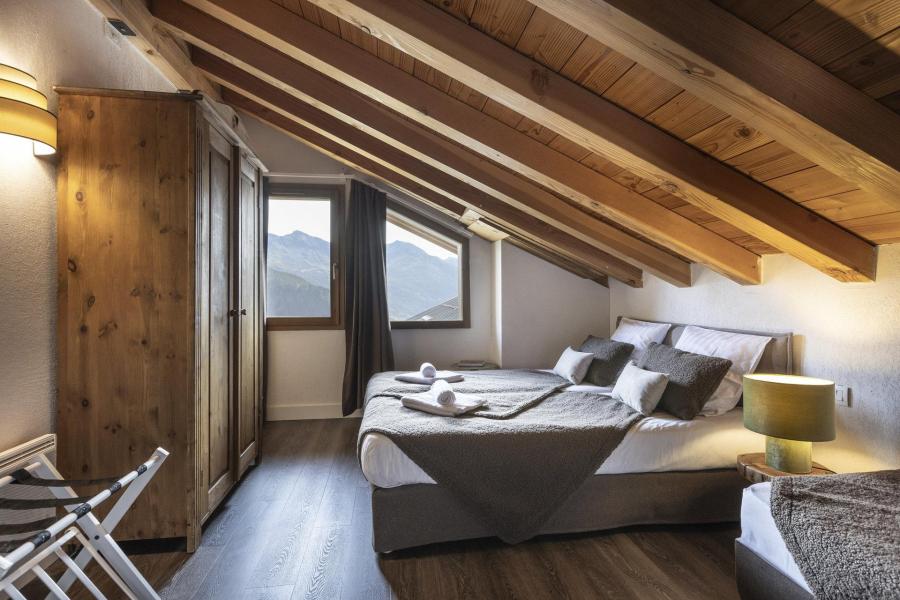Rent in ski resort 7 room duplex apartment 14 people (P3) - Résidence Perdrix - La Rosière - Bedroom