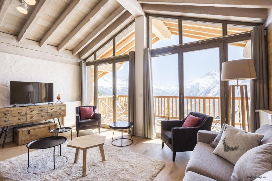 Location au ski Résidence Terresens Le Hameau de Barthélémy - La Rosière - Coin séjour