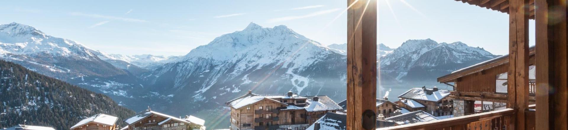 Rent in ski resort 3 room apartment 6-8 people (special family) - Les Balcons de la Rosière - La Rosière - Balcony