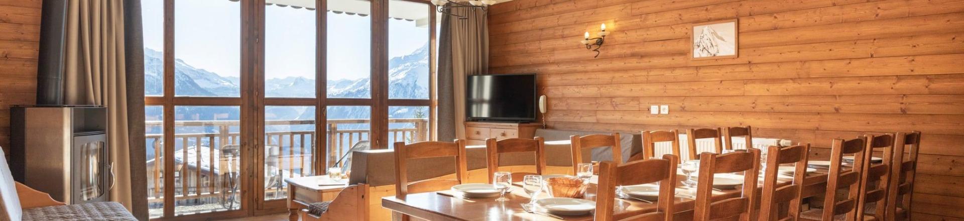 Rent in ski resort 6 room apartment 10-12 people - Les Balcons de la Rosière - La Rosière