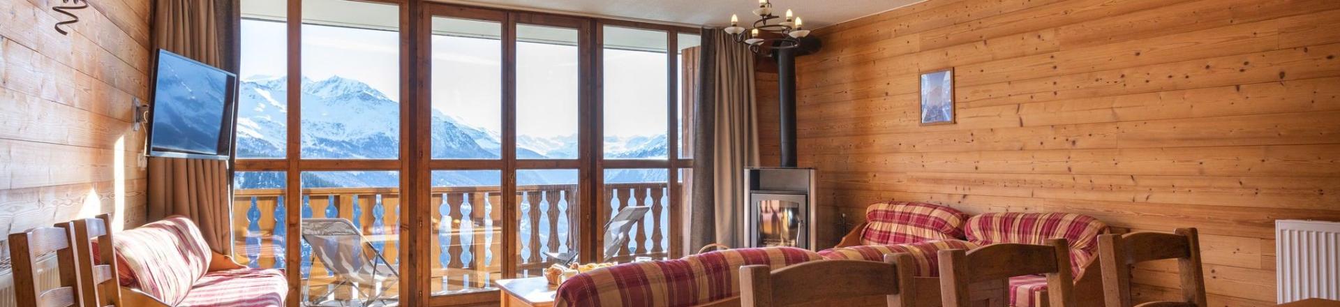 Rent in ski resort 6 room apartment 10-12 people - Les Balcons de la Rosière - La Rosière