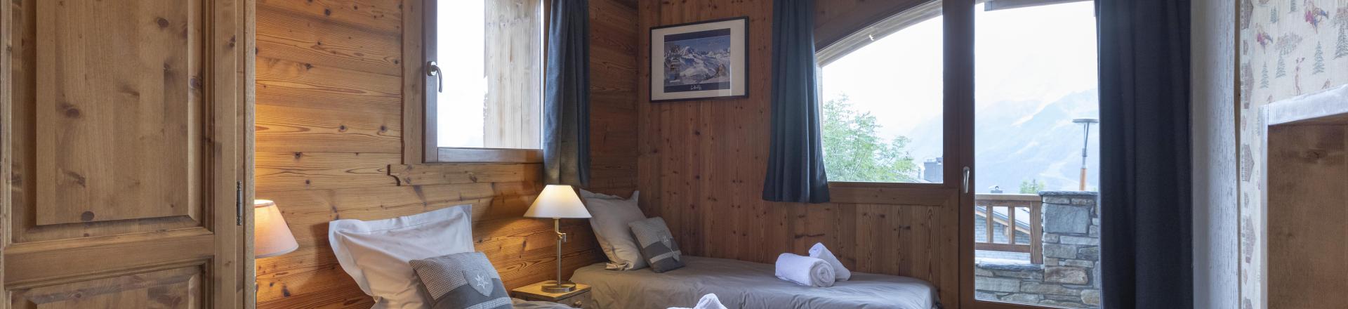 Rent in ski resort Les Chalets Kandahar - La Rosière - Bedroom