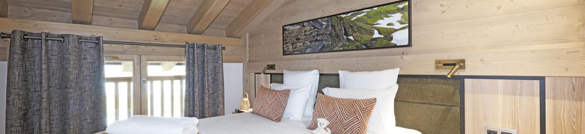 Rent in ski resort 5 room apartment 10 people - Résidence Alpen Lodge - La Rosière - Bedroom
