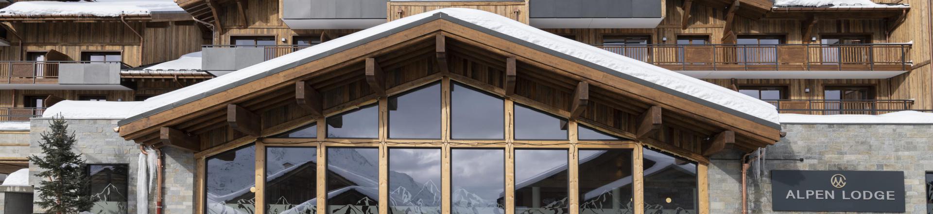 Location au ski Résidence Alpen Lodge - La Rosière - Extérieur hiver