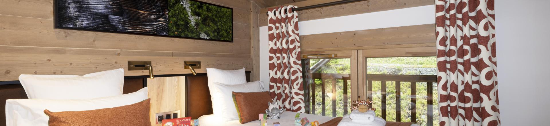 Alquiler al esquí Apartamento 4 piezas para 8 personas - Résidence Alpen Lodge - La Rosière - Habitación