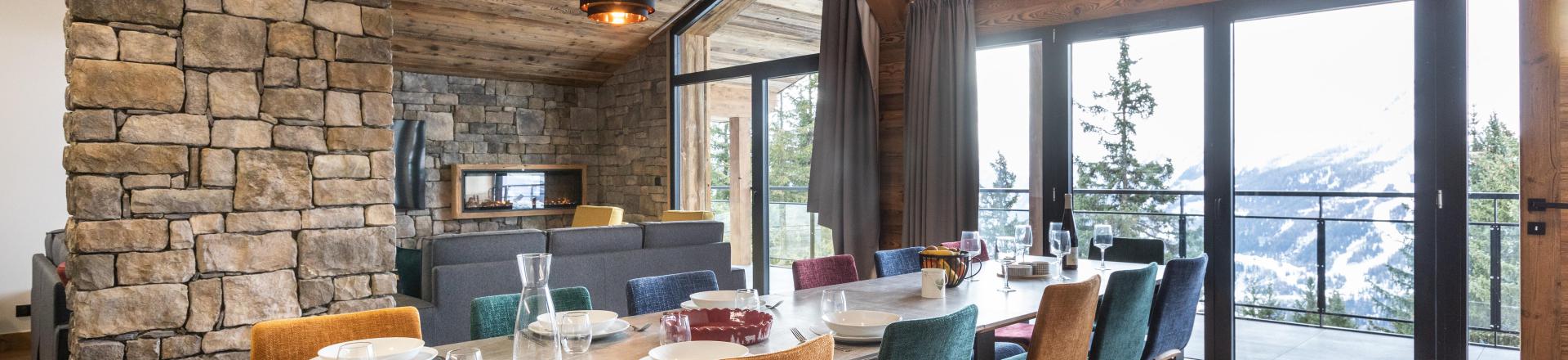 Rent in ski resort 6 room apartment cabin 14 people (5) - Résidence l'Orée du Bois - La Rosière - Table