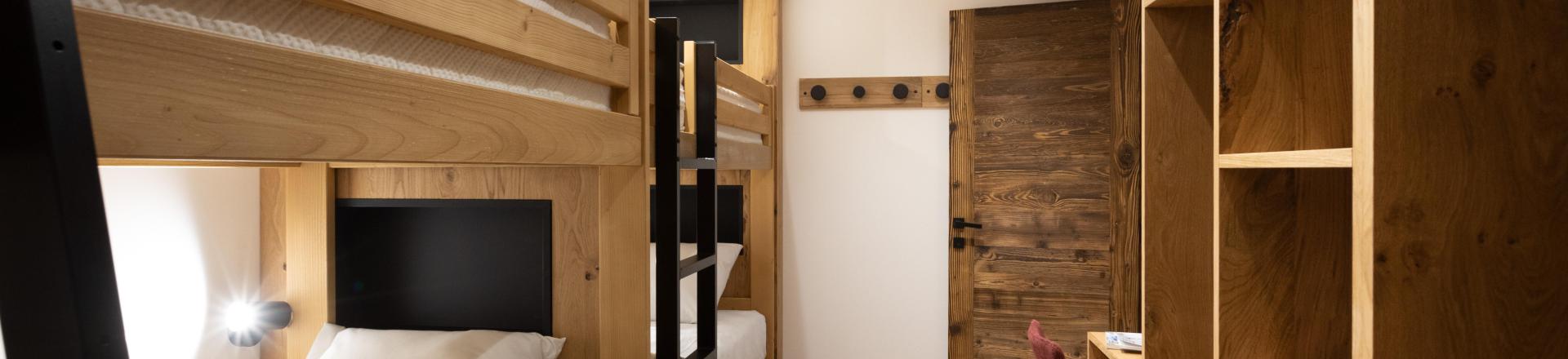Аренда на лыжном курорте Апартаменты 6 комнат кабин 15 чел. (4) - Résidence l'Orée du Bois - La Rosière - Двухъярусные кровати
